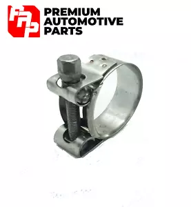 Car Stainless Exhaust Clamp 47mm 48mm 49mm 50mm 51mm *Mikalor* - Picture 1 of 2