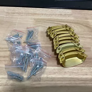 10er-Pack, GlideRite 2-1/2 Zoll CC Satin Gold klassischer Mülleimer Schrank Zug, 4081-SG-1 - Bild 1 von 2