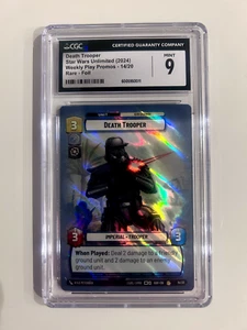 Star Wars Unlimited Death Trooper Juego Semanal Promo Foil - CGC 9.0 COMO NUEVO - Imagen 1 de 1