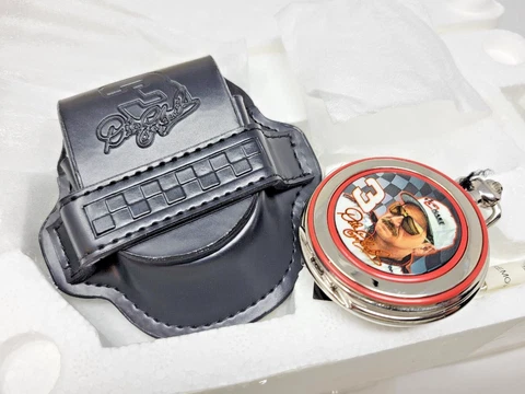 Franklin Mint DALE EARNHARDT SR Nascar # 3 Vintage POCKET WATCH NOS Cover