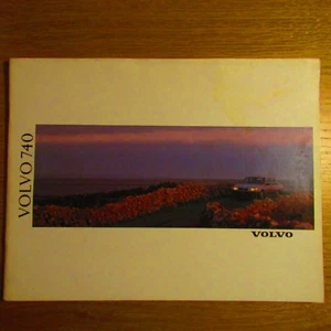 VOLVO 740 GL SE Turbo Diesel GLE GLT Turbo Saloon Estate Brochure 1990 3783-90/2 - Picture 1 of 1
