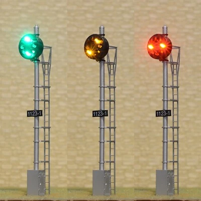 1 x HO scale model railroad CPL signal B&O LED color steel position signal #CPLt - Image 1 of 4