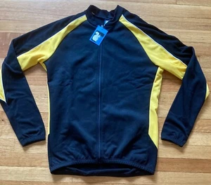 ***NUOVA CON ETICHETTE*** MAGLIA CICLISMO TEXI L/S - NERO E GIALLO ***NUOVA CON ETICHETTE*** - Foto 1 di 3