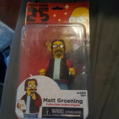 Figura Matt Groening 25 Aniversario Simpson, Serie NECA Greatest Guest Stars Foto 1 de 4