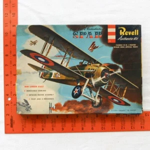 Revell Capt. Rickenbacker SPAD Scaled Plastic Model Kit#H256:198 Sealed Vintage - Picture 1 of 3