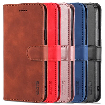 Phone Case For iPhone XR 16 11 12 13 14 15 Pro Max PU Leather Book Holder Cover - Image 1 of 4