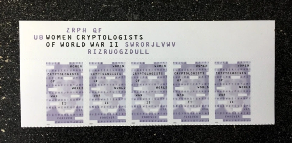 2022USA #5738 Forever Women Cryptologists of WWII - Header Block of 5 - Image 1 of 1