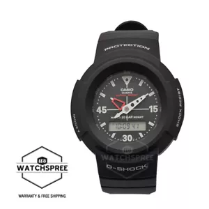Orologio Casio G-Shock Analogico-Digitale Classico Cinturino Resina Nero AW500E-1E AW-500E-1E - Foto 1 di 3
