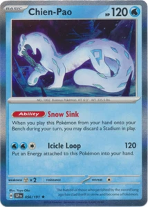 Chien-Pao 056/191 Surging Sparks Pokemon TCG Holo Raro - Imagen 1 de 1