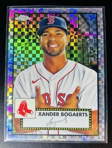 Xander Bogaerts 2021 Topps Chrome Platinum Anniversary X-Fractor Red Sox Padres - Picture 1 of 3