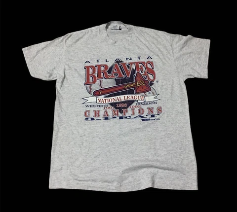Vintage Atlanta Braves World Series MLB Baseball Champs Sport Unisex T Shirt Cover
