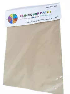 Hoja de enmascaramiento de pintura de papel frisket Tru-Color EE. UU. 3 hojas. 8""x 10""." - Imagen 1 de 2