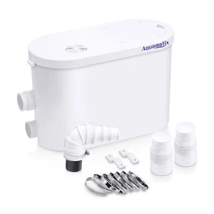 Aquamatix Silencio 2 Hebeanlage 400W Sanitärpumpe 10,5m 2 Einlässe 135L/min - Bild 1 von 5