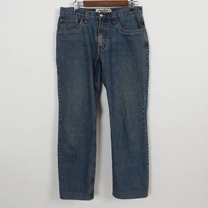 Mountain Khakis Jeans Mens Size 33x32 Flannel Lined Pants Denim Insulated - Picture 1 of 22