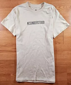 Goodie Two Sleeves Brand 'Misunderstood' Style Logo T-Shirt Men's Size Small - Picture 1 of 3