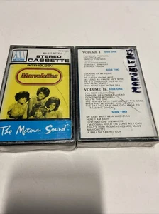 RARE The Marvelettes- Motown - ANTHOLOGY Volume 1 And 2 Cassettes New Sealed - Picture 1 of 3