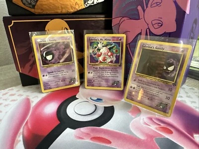Sabrina’s Vintage Collection Gastly & Mr. Mime Gym Challengers LP To MP - Image 1 of 4