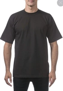 6 PACK TKM CLASSIC MEN'S PLAIN SHORT SLEEVE T SHIRT TEE 100% COTON 220 GSM HEAVY - Picture 1 of 6
