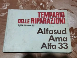 Libretto tempario delle riparazioni Alfa Romeo Alfasud Arna Alfa 33 originale - Foto 1 di 10