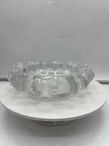 Lalique "Cannes" Octopus Frosted Art Glass Bowl - Picture 1 of 6