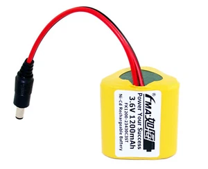 Batería 3.6V 1200-4000mAh SC Ni-Cd Ni-MH para Dispositivo Portátil Juguetes de Voz Luminosos - Imagen 1 de 11