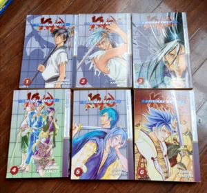 Samurai Deeper Kyo English Manga Volumes 1-6 light to moderately read condition - Picture 1 of 3