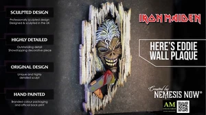Nemesis Now - Iron Maiden - Décoration Mur Killers Eddie - 30,5cm - Picture 1 of 8