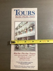 Vintage Machu Picchu Touren Broschüre in New Orleans, Louisiana B46 - Bild 1 von 3