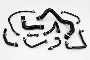 Silicone Coolant & Breather Hoses fits Mazda Mx5 MK2 NB 1.6 Miata Stoney Black - Picture 1 of 4