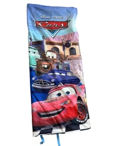 Disney Pixar Cars Movie Childs Sleeping Bag Blanket Lightning McQueen - Picture 1 of 14