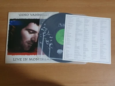 Gino Vannelli - Live In Montreal 1992 Korea Vinyl LP Insert Rare - Image 1 of 4