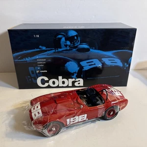 1962 RED EXOTO SHELBY COBRA 260 #198 RACING LEGENDS SCALE 1:18 - Picture 1 of 24