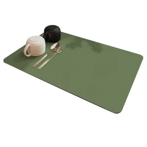 Barmatte Geschirrtrockenunterlage Mikrofaser Geschirrtrockenmatte Grün V4X92460 - Bild 1 von 6