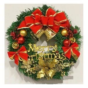 Weihnachtskranz Weihnachts Türkranz Weihnachten Kranz Girlande Xmas Dekorat - Bild 1 von 6