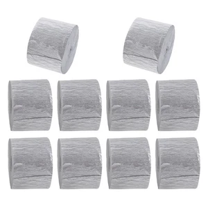 10 Rotoli Decorazioni per Feste Crepe Carta Streamer Decorativo Streamer - Foto 1 di 20