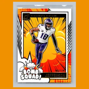 Justin Jefferson #20 2024 Donruss Bomb Squad Minnesota Vikings Football Card NFL - Picture 1 of 3