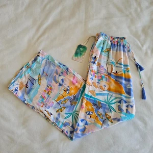 Sombrillas de playa True Destinations Resort Wear talla mediana borlas bolsillos nuevas con etiquetas - Imagen 1 de 17