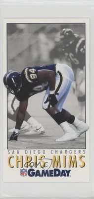 1992 GameDay Chris Mims #133 Rookie RC - Image 1 of 2