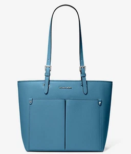 Bolso de Mano Michael Kors Jet Set Mediano Cuero Guijarro Bolsillo Nuevo con Etiquetas - Imagen 1 de 4