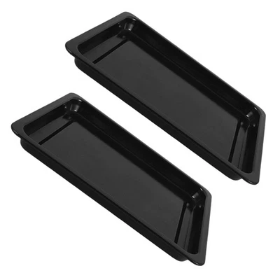  2 Pcs Ofenbleche Für Backofen Backofenblech Kuchen -Backblech Kuchenschale - Bild 1 von 4