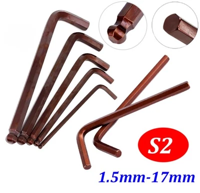 S2 Ultra Hard Bronze Hexagonal Wrench Ball Head/Flat Head Screwdriver Φ1.5-17mm - Image 1 of 4