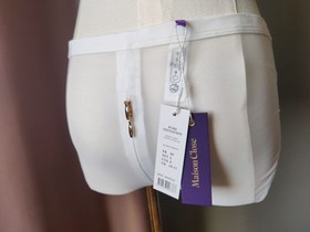 NWT Maison Close Luxury Lingerie Pure Tentation Shorty with zip L/8