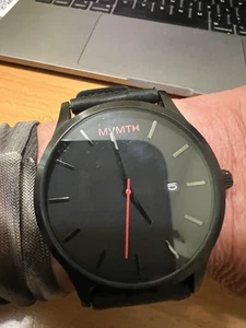 MVMT Uhr 45mm schwarz Lederuhr - Bild 1 von 11