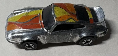 Hot Wheels Vintage  P-911 Porsche Super Chrome Series 1974 Hong Kong - Image 1 of 4