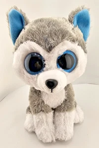Ty Beanie Boos Slush The Husky 9" Big Blue Glitter Eyes NO TAG Collector Item - Picture 1 of 16