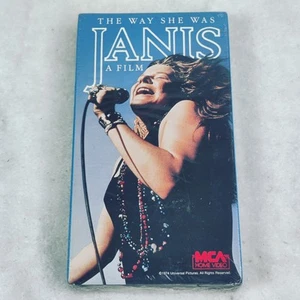 The Way She Was JANIS A Film 1974/ 1989 VHS Janus Joplin New Sealed - Picture 1 of 4