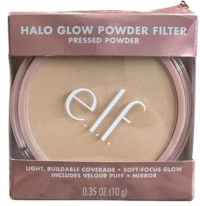 ELF HALO BRILLO POLVO FILTRO POLVO PRENSADO, Luz, 0.35OZ - Imagen 1 de 2