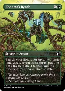 Kodama's Reach (Borderless): Commander Masters - MTG Foil NM - Picture 1 of 1