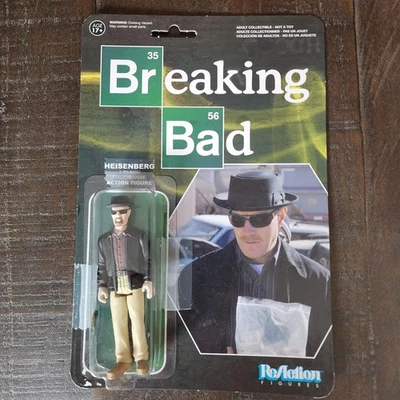 Figura de acción Breaking Bad Heisenberg Walter White 3,75 pulgadas Funko Reaction 2015 Foto 1 de 4