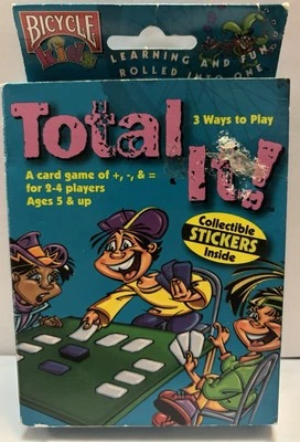 Vtg Total It! The Slammin' Jammin' Card Game Math Add Subtract 1999 Free Ship - Image 1 of 2